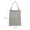 Canvas Tote Bag Eco Shopping Bag Daily Use Foldable Handbag Large Capacity Plaid Canvas Tote for Women Female Shopper Bag ► Photo 2/6