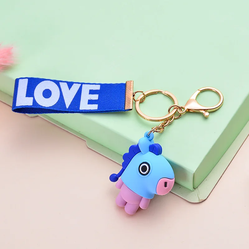 Key Chain Fashion Handbags Accessories Popular Car Accessories Korean Style Originality Lovely Cartoon Wholesale Men Women