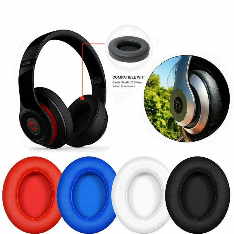 2 шт. сменные амбушюры для наушников Monster Beats от Dr. Dre Studio 0|Аксессуары наушников| |