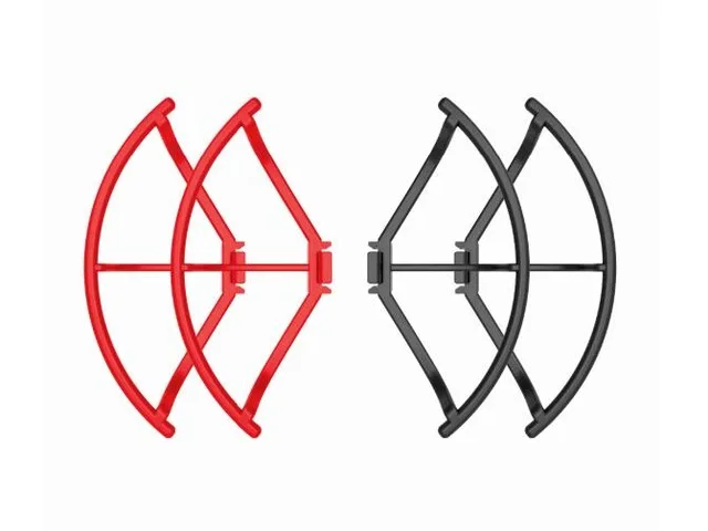black and red 4 шт./компл. протектор пропеллера защита лезвия крышка для Parrot Anafi Drone - Цвет: black and red