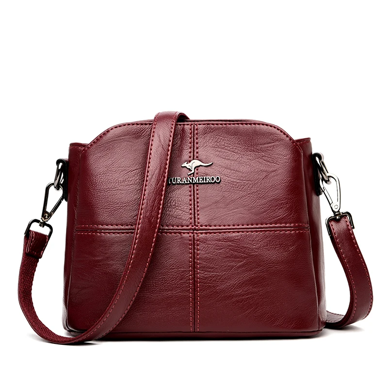 Women PU Leather Tote Satchel Purse Lady Messenger Handbag Shoulder Bags L 