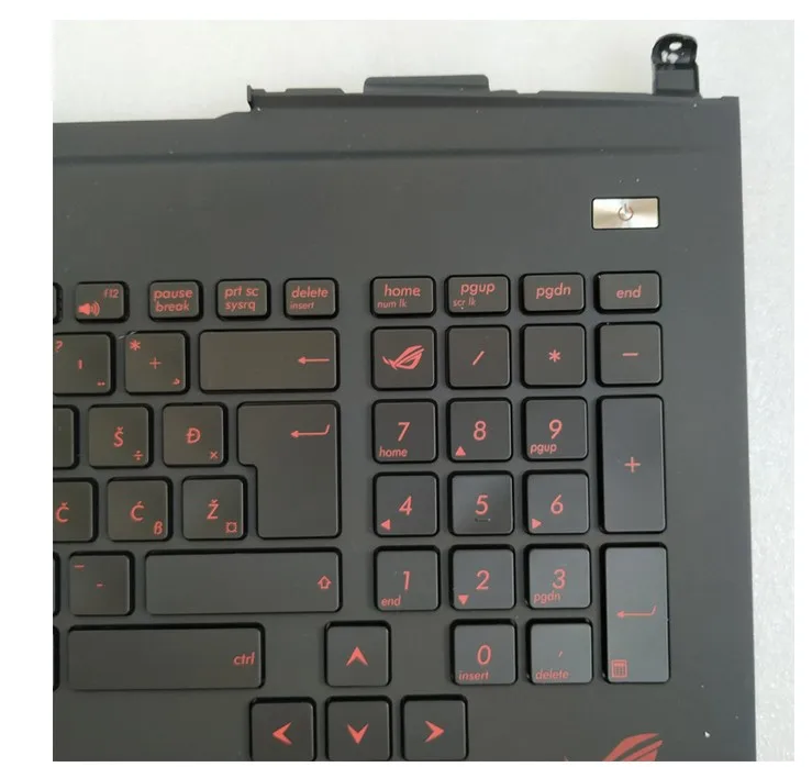 Wellendorff новый для 17 дюймового Asus G751J G751JL G751JM G751JT Подставка рук верхняя клавиатура