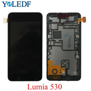 

No Dead Pixel ORIGINAL LCD For NOKIA Lumia 530 LCD Display Touch Screen with frame Digitizer Assembly N530 LCD Pantalla Parts