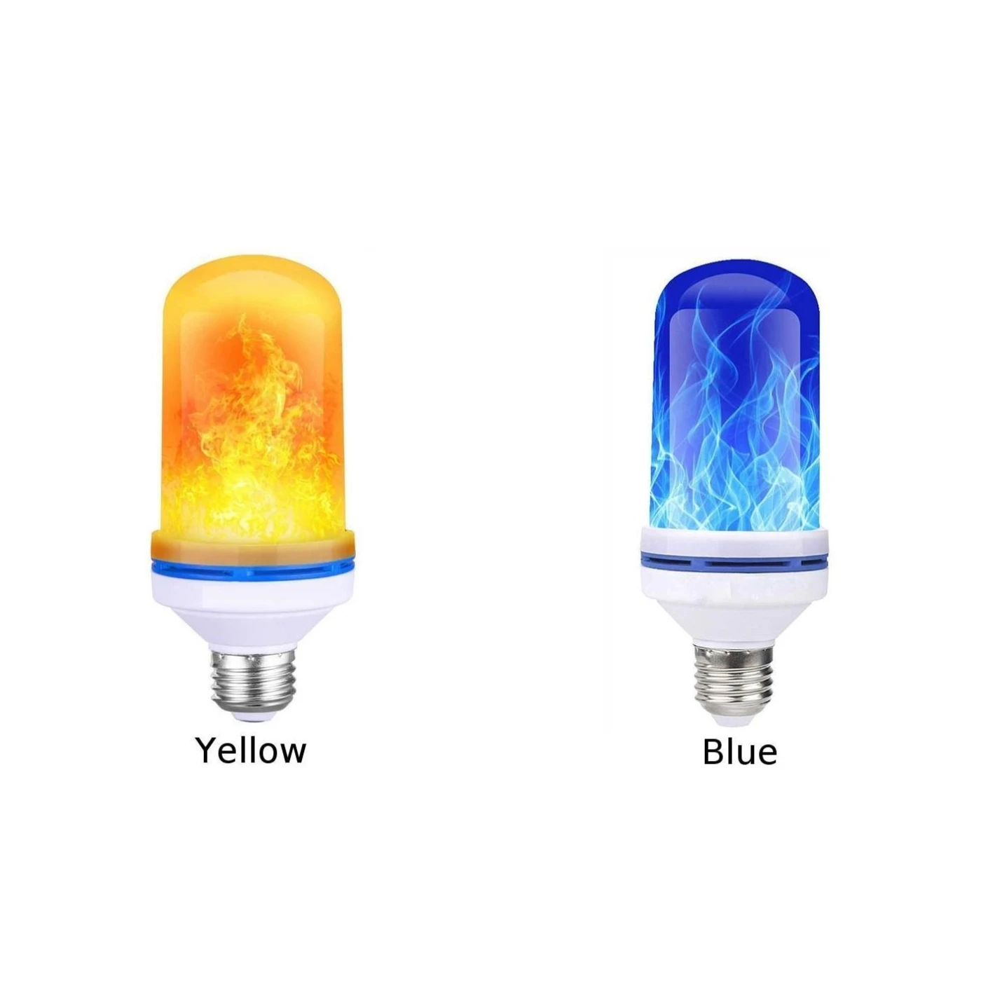 E27 9W 4 Modi LED Flammeneffekt Simulierte Natur Feuer Glühbirne Dekoration Lamp