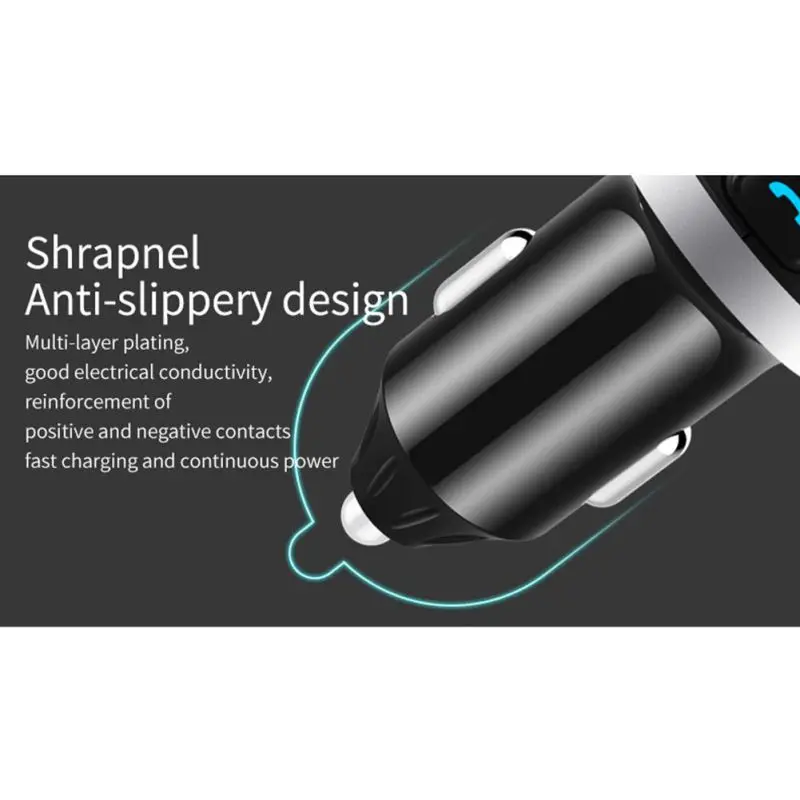 ONEWELL QC3.0 Автомобильный MP3-плеер автомобильный fm-передатчик телефон Hands-free Автомобильный mp3 Поддержка голосового ассистента wake-up bluetooth