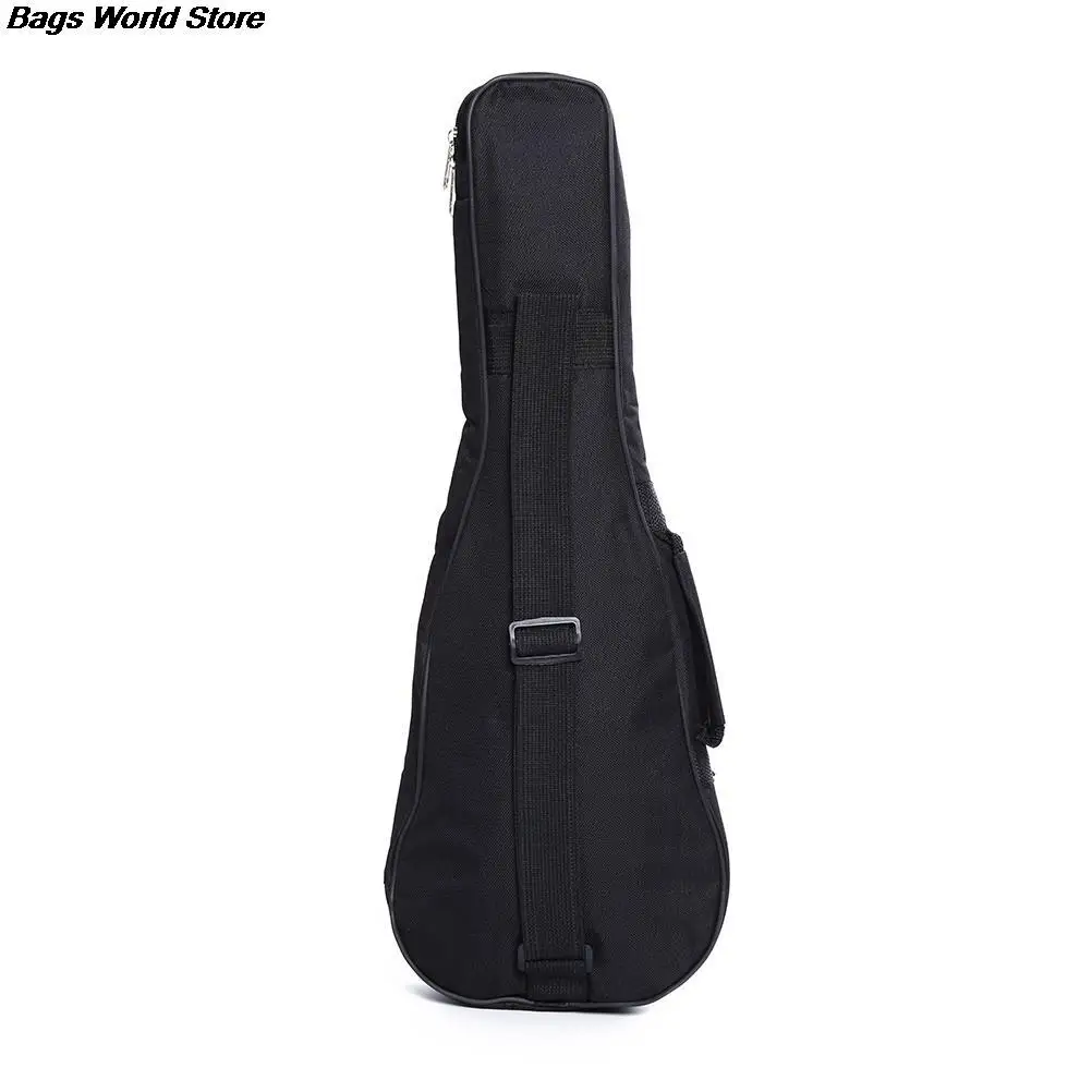 21" Guitar Bag Nylon oxford Ukulele Waterproof Guitar Cover Gig Bag Soft Case Adjustable Shoulder Straps Guitar Carry Bags Black 6