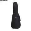 21" Guitar Bag Nylon oxford Ukulele Waterproof Guitar Cover Gig Bag Soft Case Adjustable Shoulder Straps Guitar Carry Bags Black 6