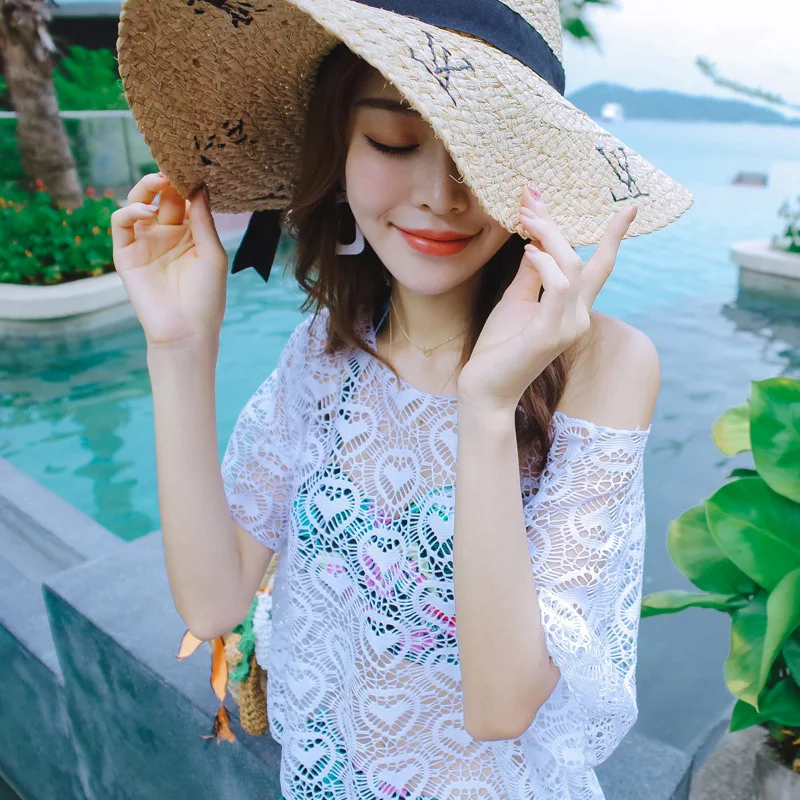 

Bikini Bathing Suit Women's Three-piece Set Small Bust Gathering Split Skirt-Conservative Belly Covering Slimming South Korea Ho
