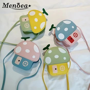 

Menoea Girls Baby Bags 2020 Fashion Style Cartoon Mushroom Shape Girl Packages Cute Bags Children Kids house Design Accessories