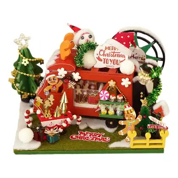 

DIY Cottage Hand-made House Model for Christmas Gift