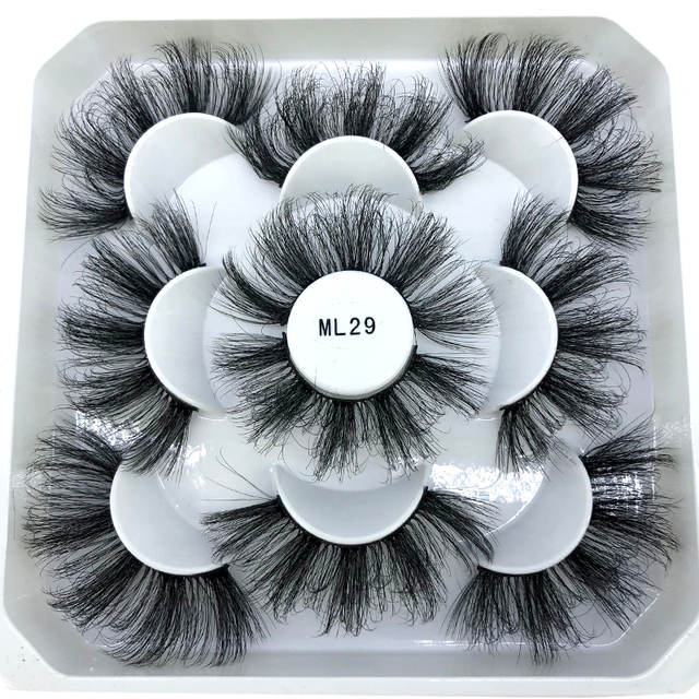 5 pairs natural false eyelashes fake lashes long makeup 3d mink eyelashes eyelash extension mink eyelashes for beauty