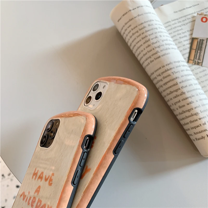 Милые гладкие чехлы для телефонов с надписью "тост" для iphone 11, 11Pro, Max X, XS, Max, 6, 7, 8 Plus, мягкая задняя крышка IMD для пар