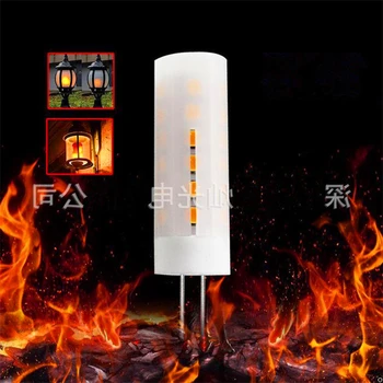 

Fire-light G4 DC12V 2W 200lumens 1700K Led Bulbs decoration ROOM light corn fire light lamp