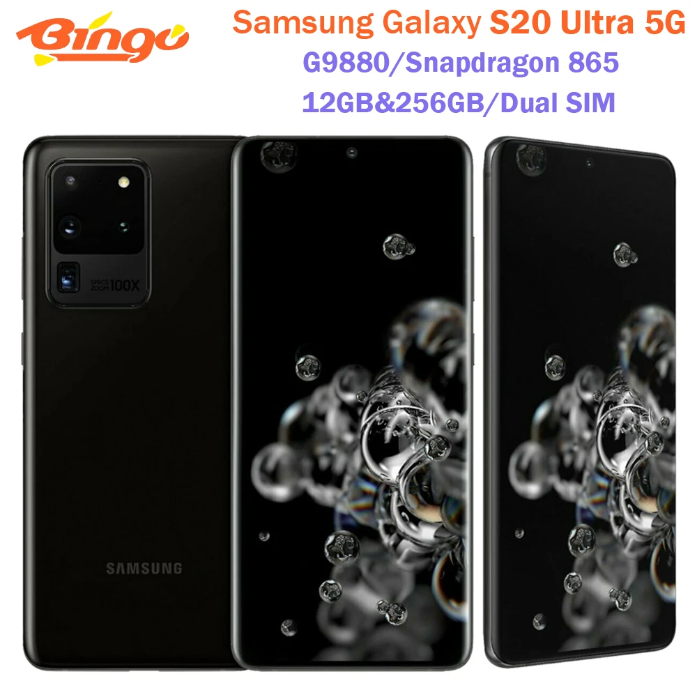 Samsung Galaxy S Ultra 5g G90 256gb Unlocked Mobile Phone Dual Sim Snapdragon 865 Octa Core 6 9 Quad Camera 12gb Ram Nfc Cellphones Aliexpress