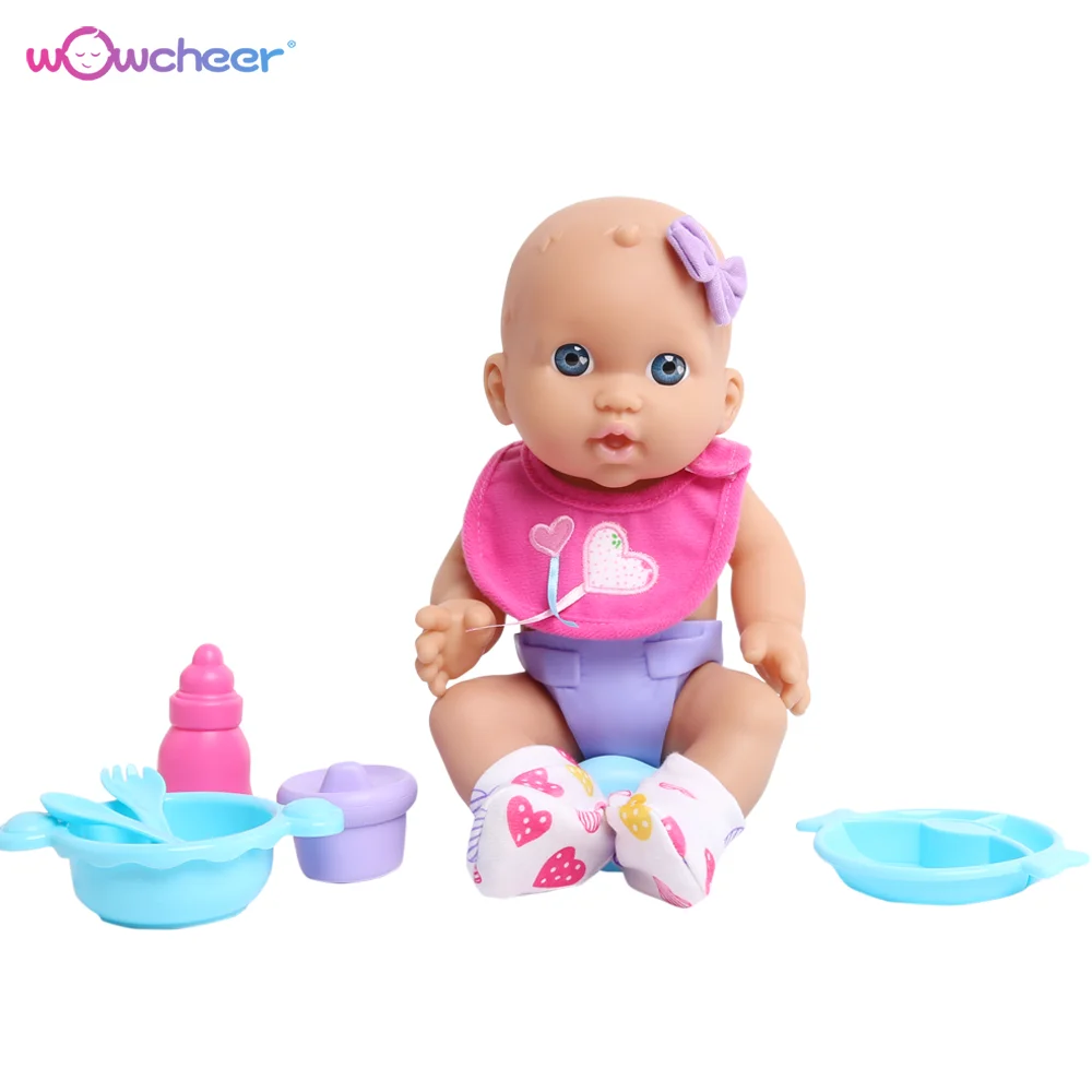 WOWCHEER Ручная работа новая Реалистичная кукла-младенец Мягкие Силиконовые Куклы Kawaii живые Игрушки для девочек детей 23-50 см с подарком - Цвет: 30cm B