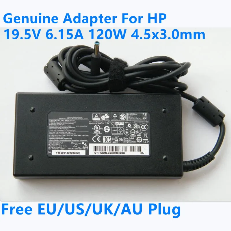 Оригинальное зарядное устройство для ноутбука HP Envy Touchsmart 15 15t 17 M6 M7 19 5 в 120 А Вт |