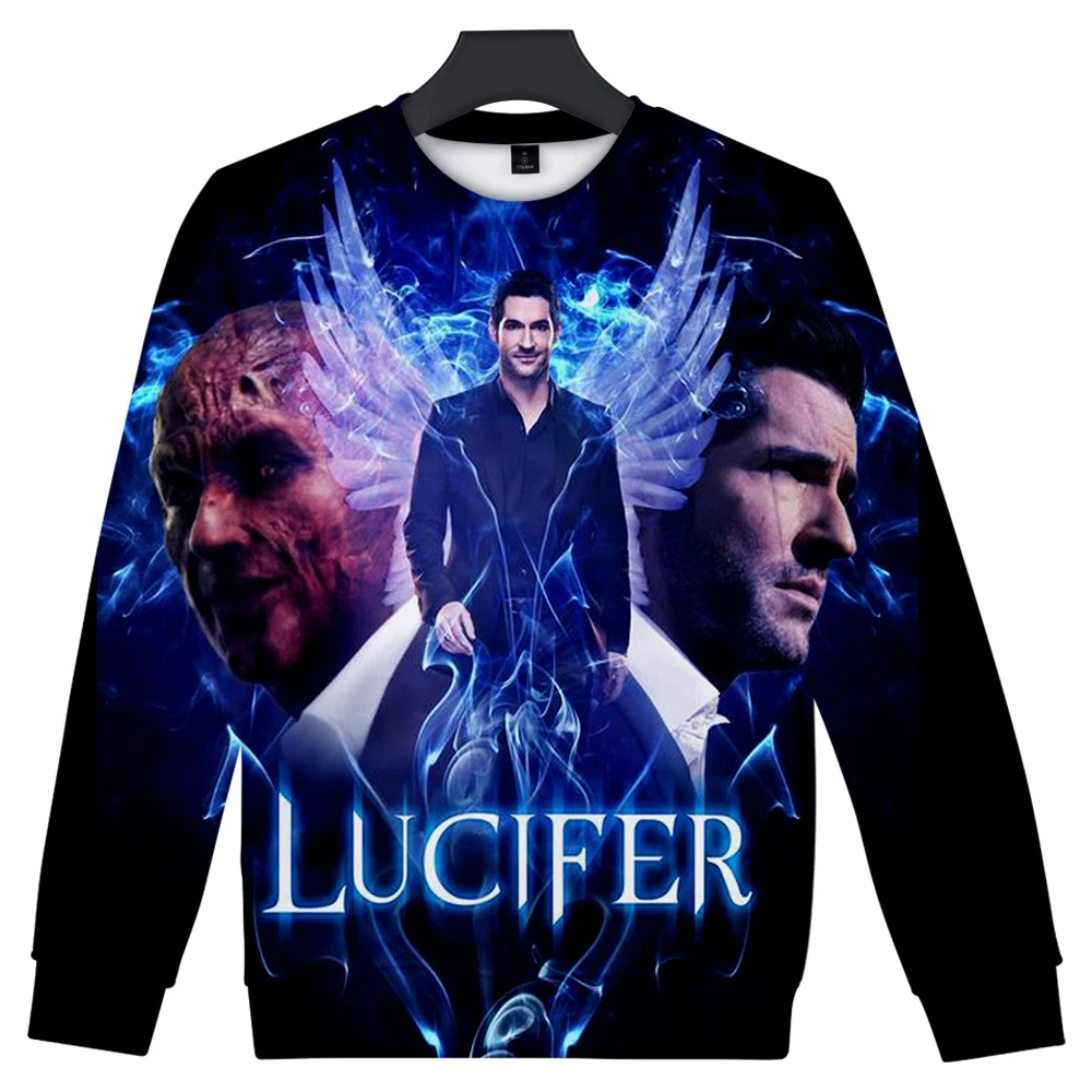 Lucifer 3D худи Lucifer Morningstar мужские/женские толстовки красивые уличные с длинным рукавом осенние женские длинные с капюшоном модные