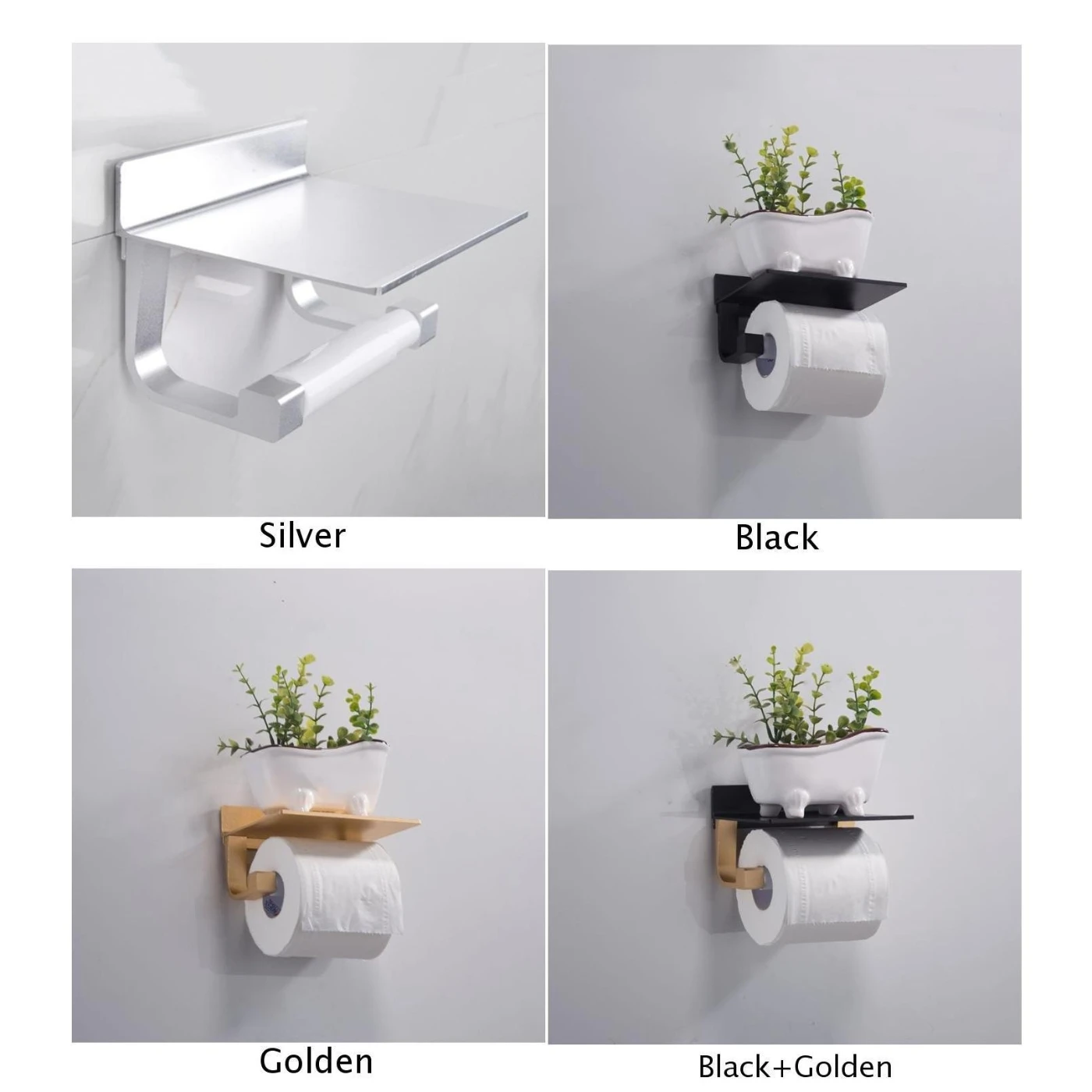 1 рулон бумаги туалетной ткани алюминиевый Диспенсер держатель для хранения стенд полка прочный