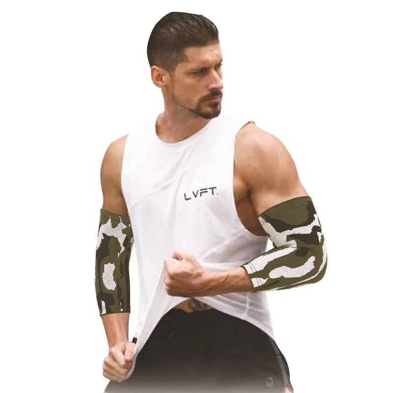1 piece Basketball arm Sleeve Armband Volleyball Elbow Support Brace Elastic Elbow Protector Support Muscle Joint Sports Sleeve