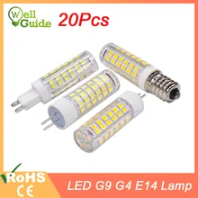 LED G9 Bulb G4 E14 Lamp Dimmable Light 3w 5w 9w 12V 220V G4 G9 Bulb LED Spotlight Replace Halogen Lamp For Chandelier