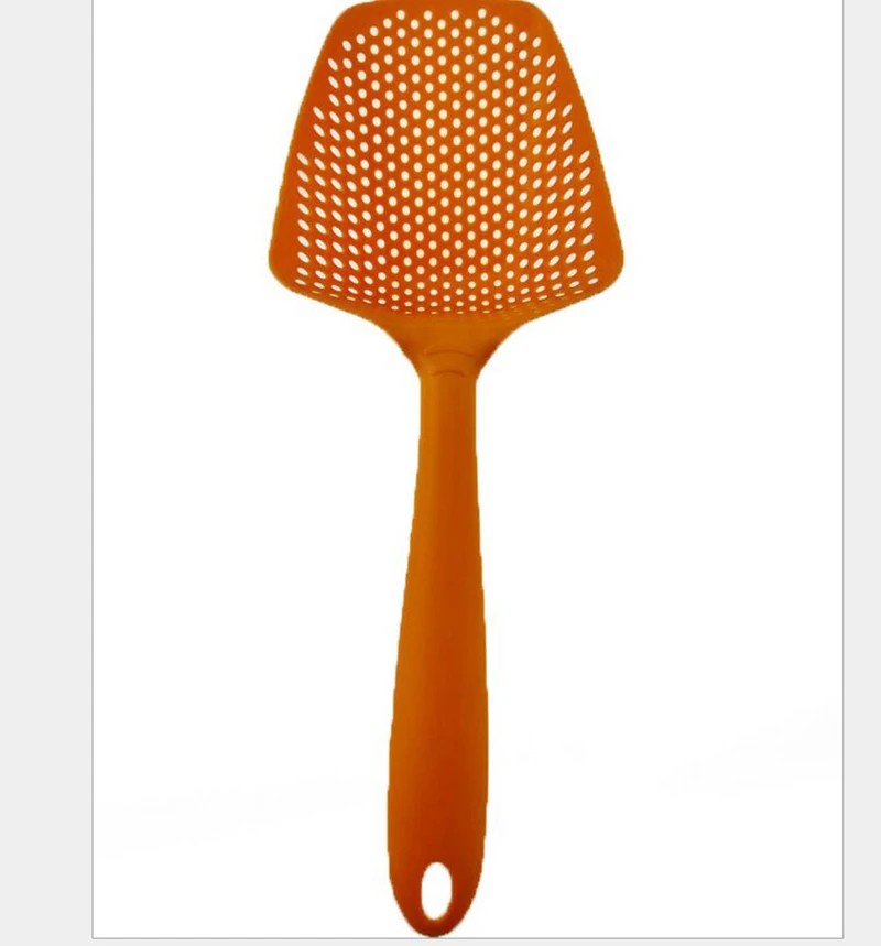 

Strainer Large Colander Non-Stick Nylon Plastic Spoon Filter Cooking Tools Kitchen Accessories Gadgets Shovel Soup Spoon Home