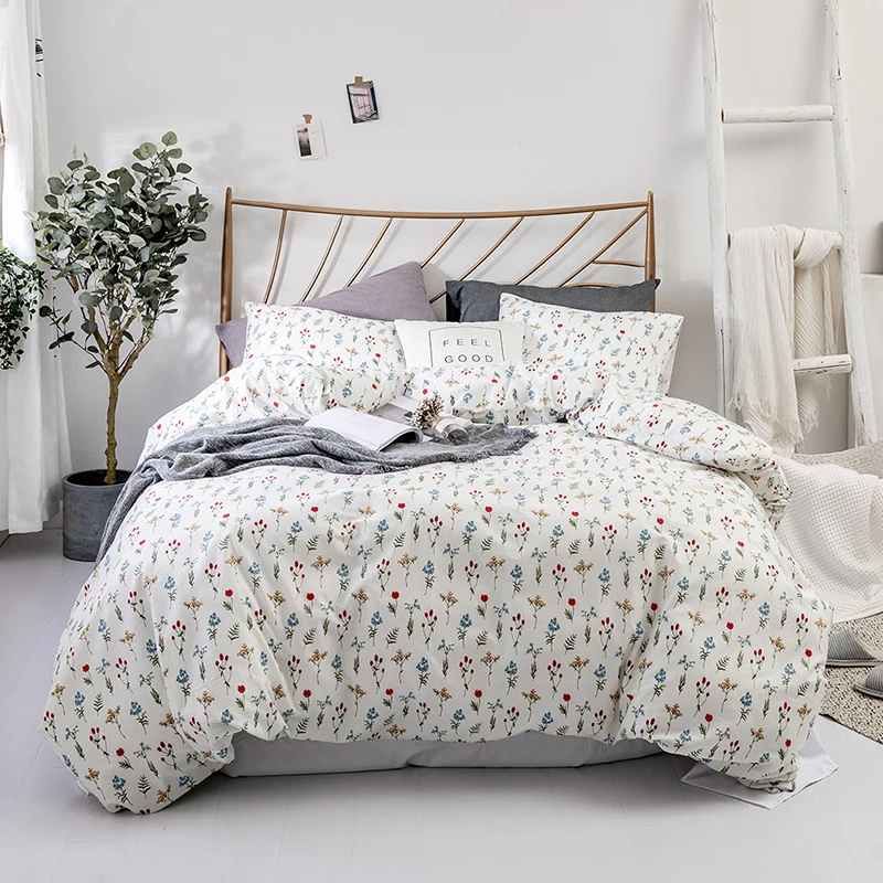 

Modern Duvet Cover 2/3Pcs Bedding Set Cotton Multiple Printing Duvets Single Winter Bedlinen Comforters For Queen King Size Bed