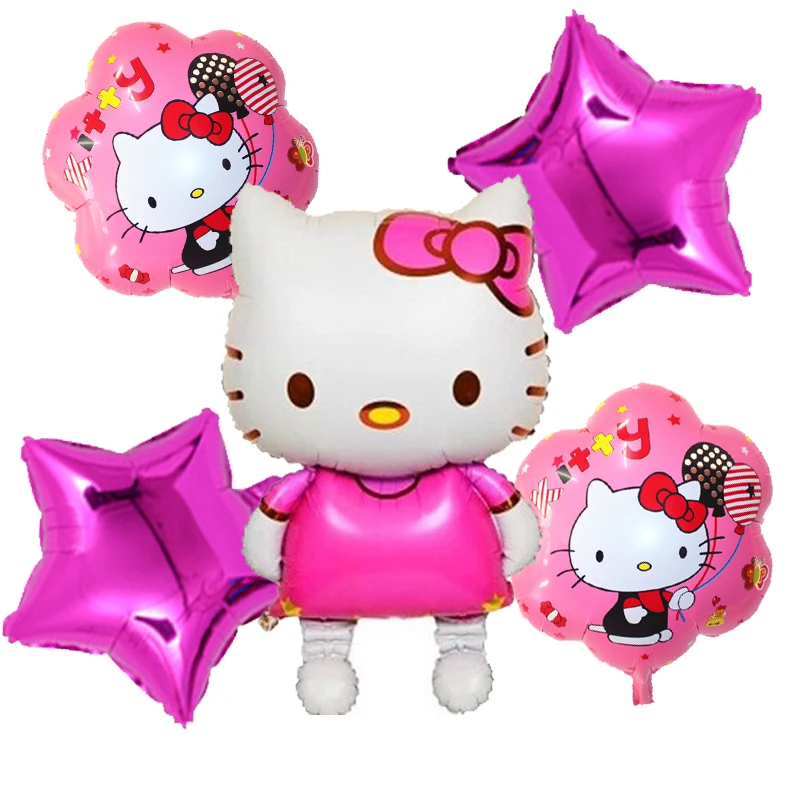 116*68 см Большой размер Hello Kitty кот Фольга шар мультфильм Свадьба День рождения