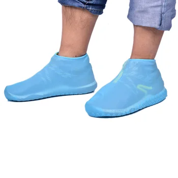 

1Pair Reusable Silicone Shoe Cover S Size Waterproof Rain Shoes Covers Outdoor Camping Slip-resistant Rubber Rain Boot Overshoes
