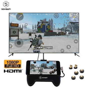 

Mobile Gamepad Android TV USB 4K HDMI Display Adapter Controller Joystick Same Screen Converter for iPhone PUBG To TV Projector