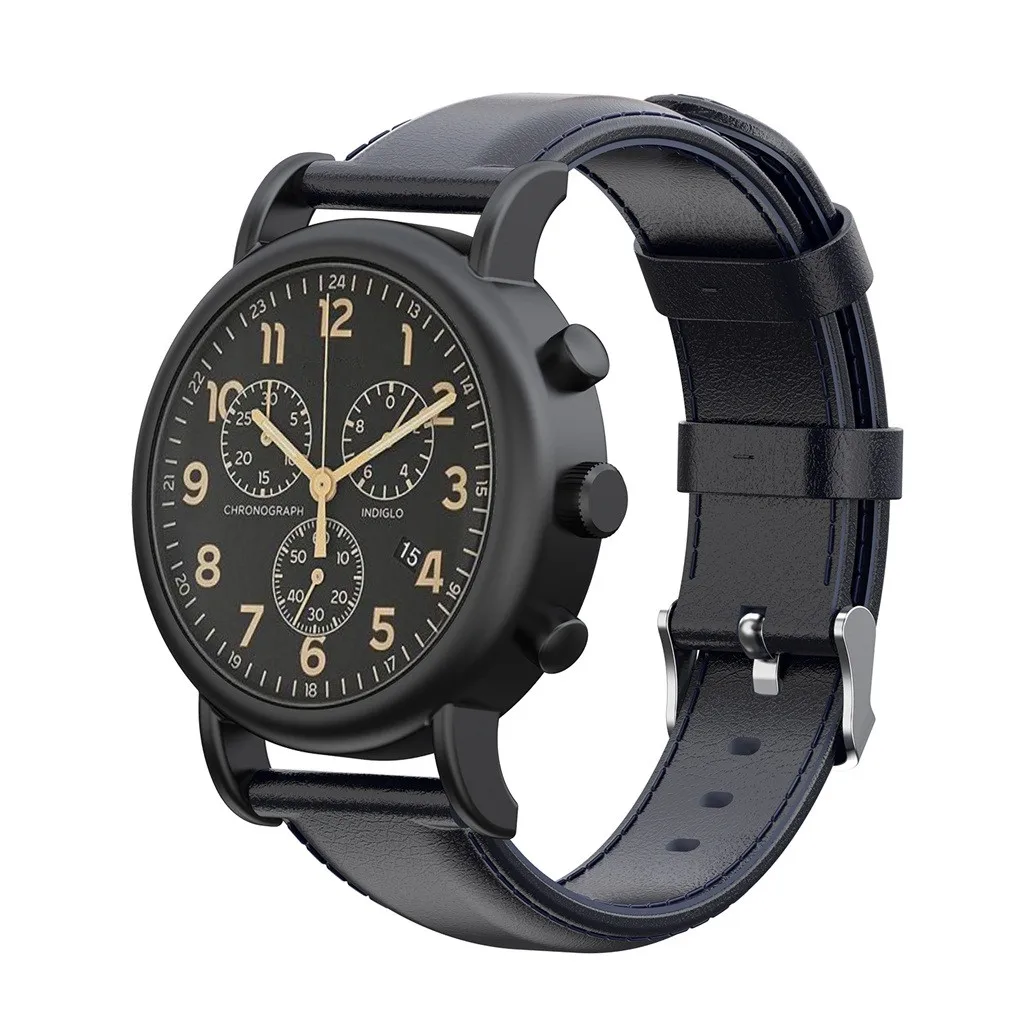 Leather Replacement Watch Band Buckle Wristband Strap for Weekender/Expedition