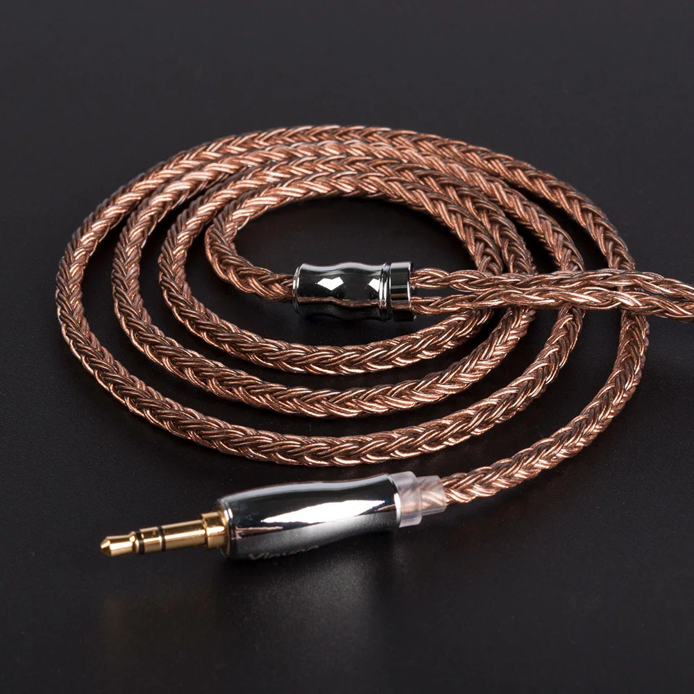 3.5 4.4mm equilibrado cabo com conector mmcx