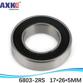 

10pcs Free Shipping SUS440C environmental corrosion resistant stainless steel bearings (Rubber seal cover) S6803-2RS 17*26*5 mm
