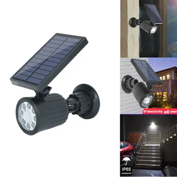 

8LED Solar Light Outdoor Solar PIR Motion Sensor Wall Lamp Waterproof Spotlight Lawn Light For Garden House Security Street Lamp
