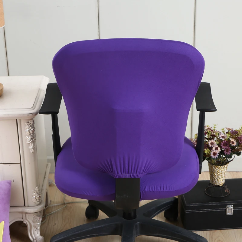Вращающиеся офисные стулья съемный чехол-накладка для офисного компьютера чехол для кресла спандекс чехол с принтом Эластичный чехол для сиденья украшения дома