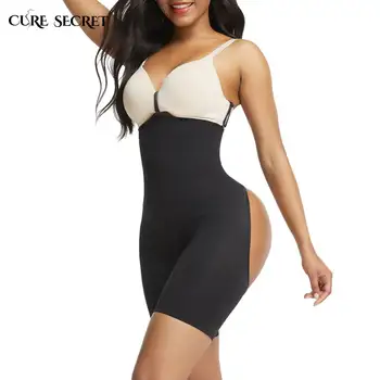 

CURE SECRET High Waisted Seamless Tummy Firm Control Shorts Slimming Waist Shapewear Butt Lifter Waist Trainer Control Panties