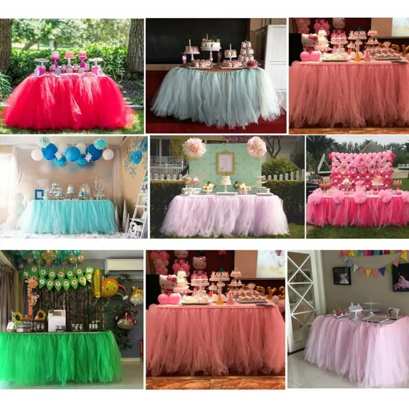 15 см x 22 м Свадебные украшения Тюль рулонная катушка Baby Shower прозрачная блестящая
