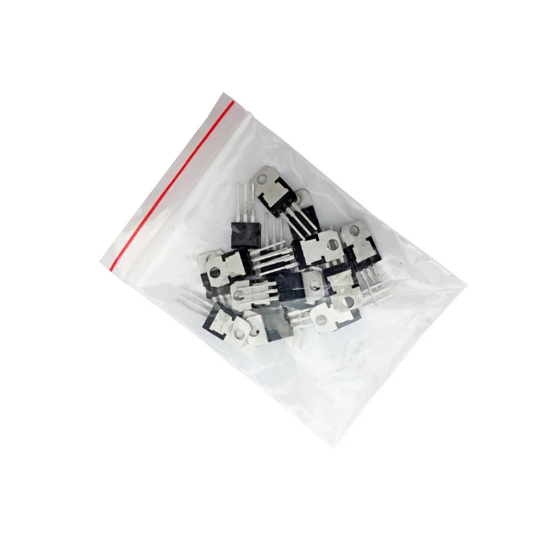 16PCS/LOT Transistor Assortment Kit Voltage Regulator L7805CV L7809CV L7812CV L7815CV L7905CV L7912CV L7915CV LM317T TO-220