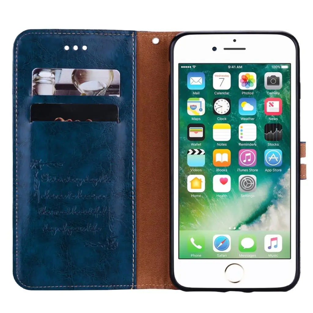 Чехол для iPhone 11 Pro Max 6S 6 8 7 Plus, флип-чехол из искусственной кожи, кошелек чехол для iPhone 7 8 6S iPhone8 iPhone7 Plus, мягкий чехол из ТПУ
