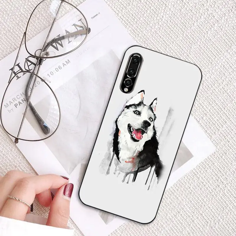 MaiYaCa животных Собака Хаски чехол для телефона для huawei P20 P30 P20Pro P20Lite P30Lite PSmart P10 9Lite - Цвет: A3