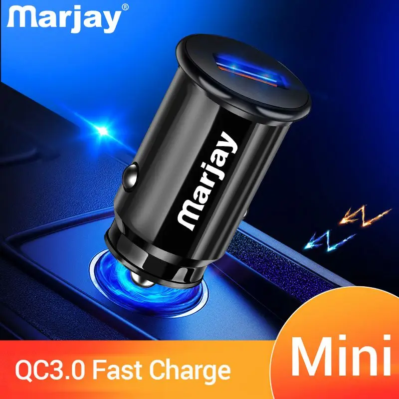 Автомобильное зарядное устройство Marjay 18 Вт быстрая зарядка 3 0 4 USB для Xiaomi mi 9 Huawei