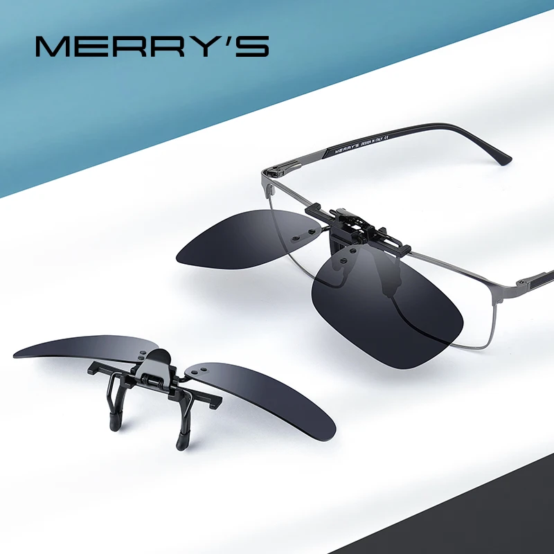 Дизайн MERRYS оправа для очков на клипсах UV400 поляризационные рыбалки вождения