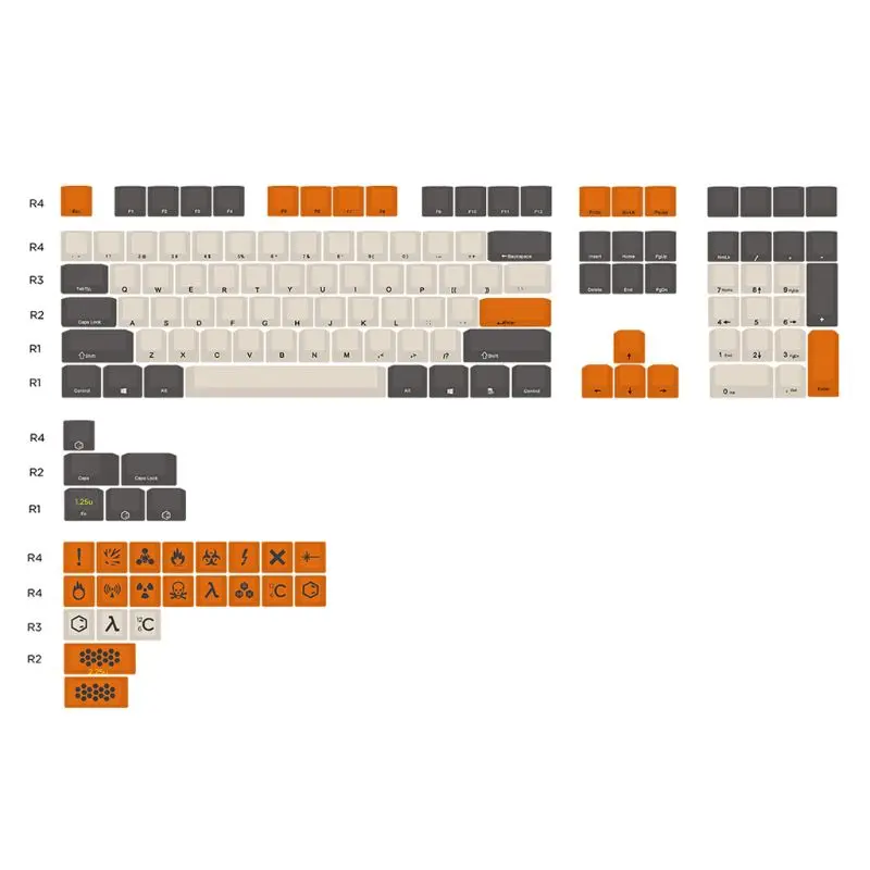 УГЛЕРОДНЫЙ ЦВЕТ 104+ 21 ключ лазерная резьба OEM профиль PBT для filco Cherry G80-3800 3850 3000 механическая клавиатура колпачки для ключей