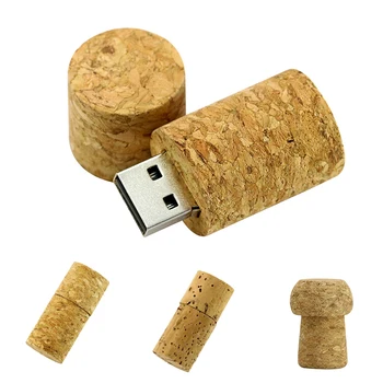 

Wine Corks Mushroom Shape Cork Wooden Pen drive 256gb 64GB 32GB 16GB 8GB 4GB Pendrive Usb2.0 Plug Thumb drive personalise Gift
