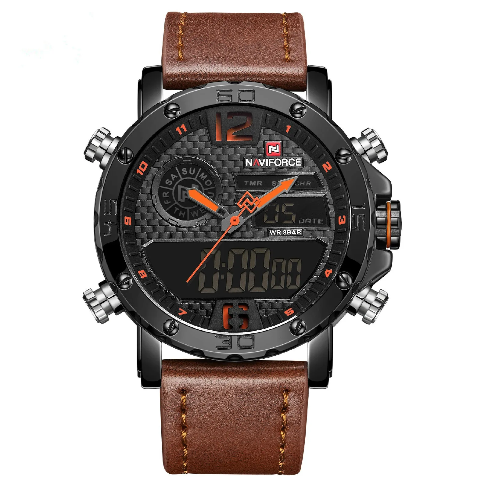

2020 Hot Sale Sports Watch More Function Waterproof Wrist Quartz Watches Student Movement Wrist Watch Belt Nf9134