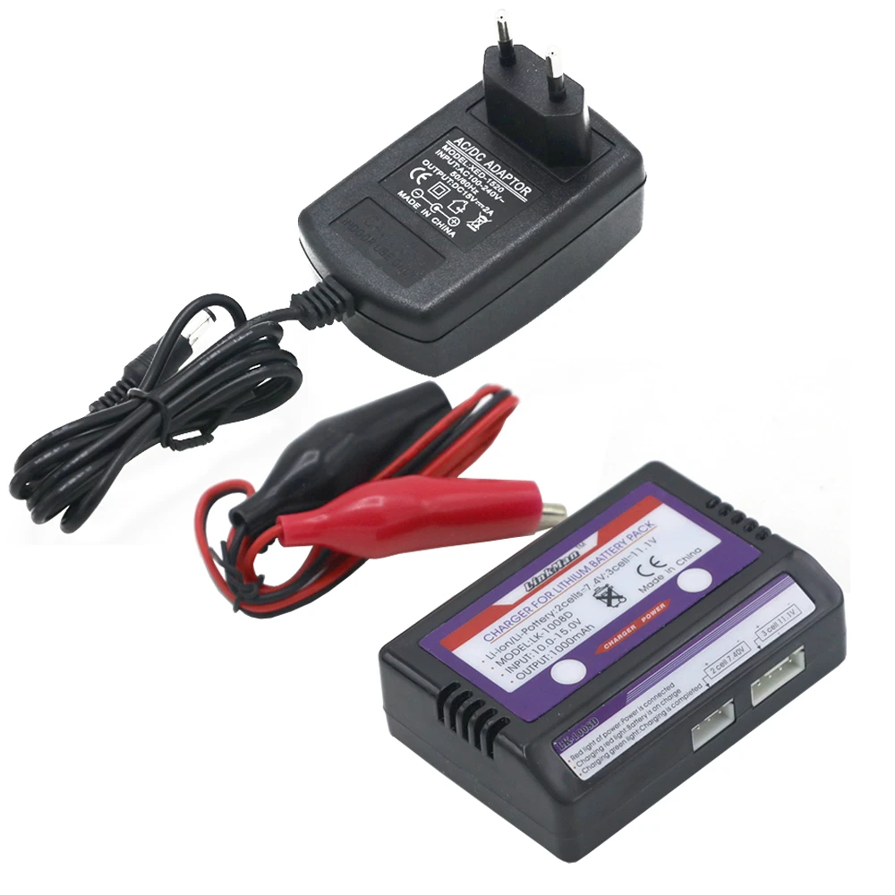 Rc Battery Balancer Charger 12v 2a Switch Power Adapter For 7 4 11 V 2 3s 2s 3s Cells Li Po Battery Eu Us Plug Chargers Aliexpress