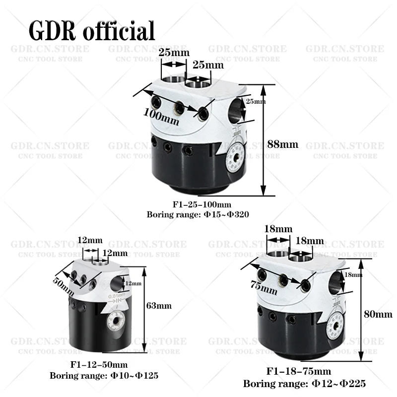 Boring Head boring tool suit MT MT2 MT3 MT4 C20 C25 BT30 BT40 NT30 NT40 50 R8 F1 Boring tool holder bracket for tool holder