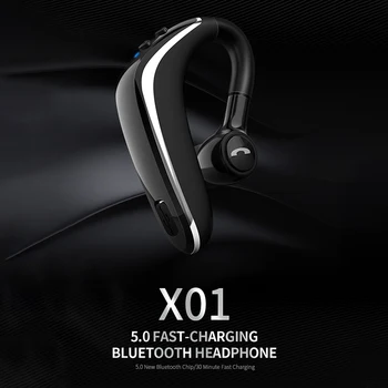 

Hook Wireless Earphone Headset Fast Charging Bluetooth 5.0 Earphone Handfree Call 150mAh With Voice Assistant For Dropship