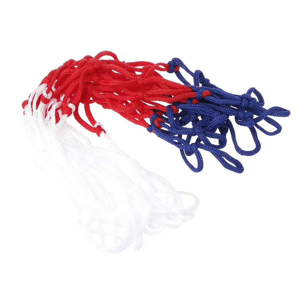Универсальный 5 мм красный белый синий баскетбольная сетка нейлоновая сетка для попадания мячом сетка
