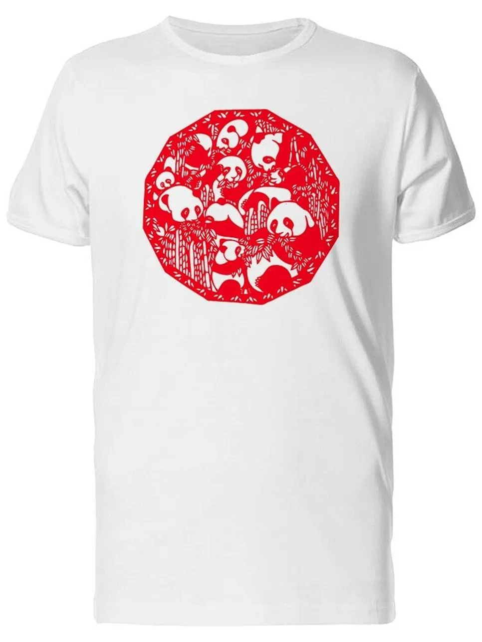 Chinese Paper Panda Men'S Tee -Image By Free Style Shirt | Мужская одежда