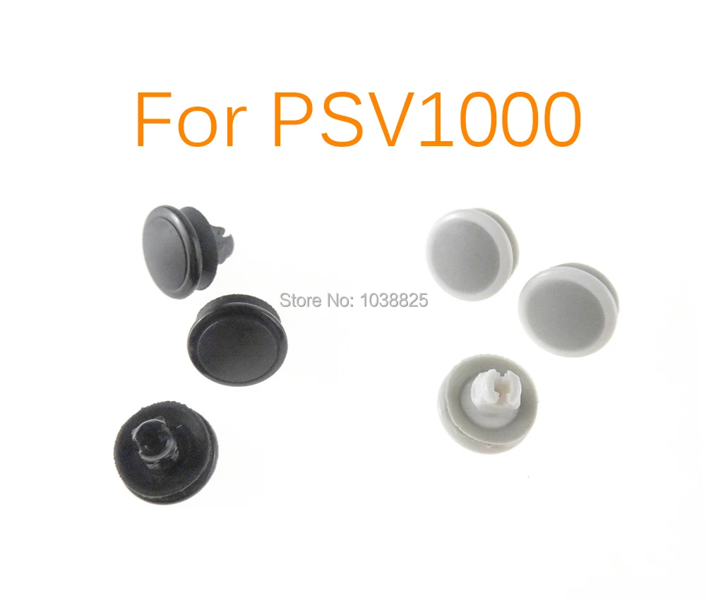 

30pcs For Psvita 1000 PSV 1000 rocker cap white black 3D Analog Joystick cap For PSV1000 Button Joystick Rocker cap